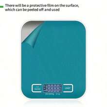 1pc 5kg/11lbs Stainless Steel Digital Kitchen Scale, Food Scale With LCD Display, Multifunction Dietary Scale For Baking, No Battery Included