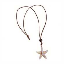 Collar largo de estrella de mar, estilo coreano de verano, diseño único, cadena de clavícula, accesorios creativos de punto para chaqueta, collar de hilo de moda para mujer - Multicolor - Ver 7