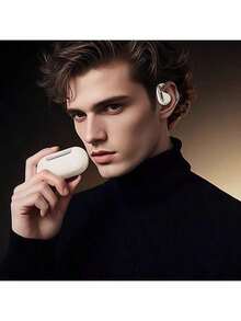 Lenovo EA366 藍牙耳機 開放式耳掛設計 運動跑步不掉 防水防汗 超長續航 高清通話 黑色 - 黑色 - 查看 6