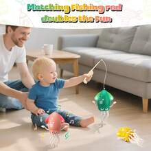 لعبة أخطبوط بمستشعر حركة، تتجنب العوائق تلقائيًا، تزحف وترقص، مع أضواء وموسيقى، تحتاج إلى 3 بطاريات AAA (غير مشمولة)