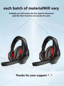 Wired Gaming Headphones With Button Volume Control, Non-Waterproof Plastic Material, Noise Cancelling Microphone, Waterproof Cable, 3.5mm Plug, Compatible With PC, Laptop, Mobile Phone, Online Classes, Gaming - Unisex - 3.5mm - View 9