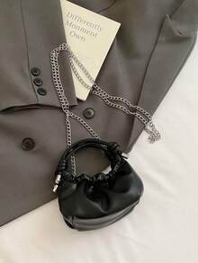 Children's Cross-Body Shoulder Bag, Heart-Shaped Earphone Bag, Fashion Bag, Mini Coin Purse, One-Piece