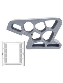 1pc Window Stopper, Anti-Collision Door Clip, Window Bumper, Track Latch System, Window Fixing Kit, Made Of Durable Plastic, Window And Balcony Separator, Indoor Ventilation And Privacy Protection, Easy Installation, Suitable For Patio Doors And Windows, The Best Window Bumper Gift - Multicolor - View 9