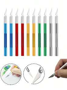 1 pieza Cuchillo de talla DIY Cortador de papel de pintura de diamante 5D Herramientas DIY Accesorios Cuchillo de arte Cortador de papel Color aleatorio