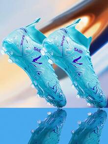 Men's Football/Soccer Shoes, AG/FG Cleats, Adult Football Shoes, Lightweight Professional Sports Training High-Top Football Shoes, Unisex