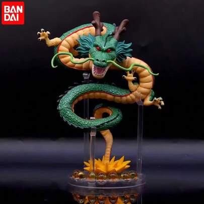 bandai Figura de Shenron de 18 cm/7.08 pulgadas - Figuras coleccionables de la escena de invocación de Shenron de DBZ, muñecos de modelo de PVC | Regalo perfecto para el Día de San Valentín, el Día Internacional de la Mujer, el Día de San Patricio y Pascua - Regalo de cumpleaños y festividades para fans, exhibición de coleccionistas, accesorios de fiesta con tema de anime y utilería de juego de roles, regalo de juguete coleccionable