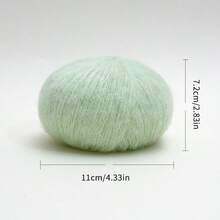 Luxury Wool Mohair Crochet Kit - 1-Pack Cashmere-Soft Yarn For Fall Christmas Halloween Home Decor, DIY Knitting Sweaters Scarves | Uncinetto Lana Gomitoli Borse Fai Da Te - Multicolor - View 13