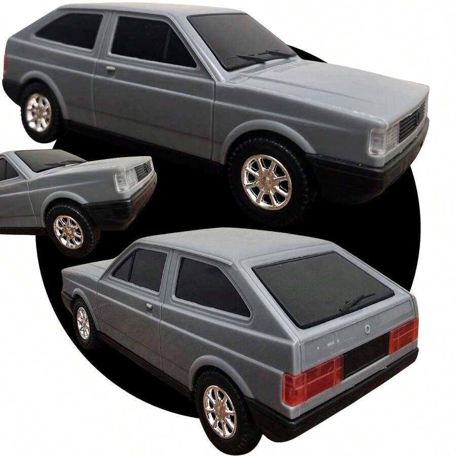 Brinquedo Miniatura Gol Quadrado Original Colecionável Decoração Presente Adulto Infantil Resistente - Cinza - Visão 1