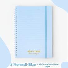 1 件复古可爱螺旋笔记本,带柔性线圈,可修剪页面,可 180 度旋转,用于笔记、办公、学习 - 彩色 - 查看 21