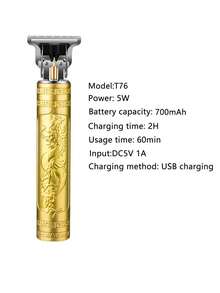 Men's Hair Clipper, USB Rechargeable Men's Grooming Kit, Electric Hair Clipper And Beard Trimmer, Electric Men's Shaver Set, USB Rechargeable, Ideal Holiday Gift, Perfect Gift For Dad, Husband, Boyfriend