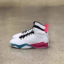 Nike JORDAN LIFT OFF AJ6 GS 大童實戰耐磨氣墊減震籃球鞋 - 白色 - 查看 7