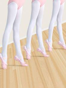 1 szt. rajstopy baletowe/do tańca dla dzieci, cieliste profesjonalne pończochy baletowe, perforowane legginsy do badań dla dorosłych, kryjące rajstopy