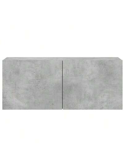 VidaXL Wand Mounted TV Cabinet 100x30x41 Cm Concrete Grijs view 6