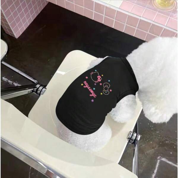 Sanrio Sanrio Series Fiber Pet Vest, Suitable For Indoor And Outdoor Leisure And Entertainment Pet Vests, Cat And Dog Clothing And Clothing Pet Vests