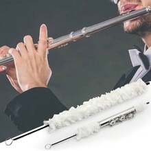 Flute Cleaning Brush Flute Cotton Cleaning Brush Swab For Flute Repair And Cleaning