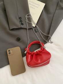 Children's Cross-Body Shoulder Bag, Heart-Shaped Earphone Bag, Fashion Bag, Mini Coin Purse, One-Piece