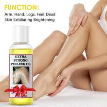 Powerful Non-Irritating Exfoliating Oil - Dark Spot Corrector And Dead Skin Remover For Most Effective Whitening And Exfoliation Of Dead Skin With Orange Peeling Oil - Màu vàng - Xem 4