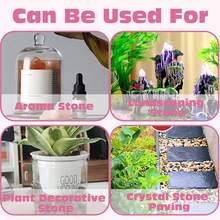 1pc DIY Crystal Fragrance Stone, Crystal Reed Diffuser Stone - Oil-Free & Fragrance-Free | DIY Fragrance Ornament Perfect For Moms And Women, Ideal For Placing In The Living Room Entrance, Bedroom Vanity, Study Desk, Or Bathroom Corner