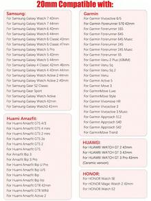 1 pieza Correa de reloj inteligente de metal con tres cuentas de moda en color plateado, compatible con Samsung Amazfit, reloj inteligente universal de 20 mm y 22 mm, pulsera de acero inoxidable, compatible con Samsung Galaxy Watch 7/6/5/4/3 de 40 mm/44 mm, compatible con Galaxy Active 2 de 40 mm/44 mm, Gear S3, compatible con Samsung Galaxy Watch 3 de 42 mm y 46 mm - Plateado - Ver 8