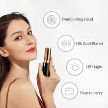 Womens Electric Razors For Facial Hair Removal - Rechargeable,  Painless Hair Trimmer For Lip, Mustache, Chin, Best Gift, Women's Choice, Daily Essential, Holiday Present - màu đen - Xem 2