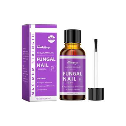 Solución para el Cuidado de Uñas South Moon, Limpieza Suave y Nutrición Diaria para Uñas de Manos y Pies
