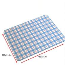Ins Style Solid Color Striped High-End Diatomite Tablecloth Waterproof And Oil-Resistant Non-Washable Bar Pad, Heat-Insulating Table Pad, Cup And Plate Pad
