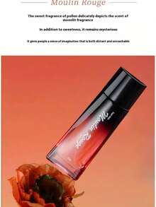 Parfum pour femme Moulin Rouge Rose de la marque Shenmeilun / Parfum féminin léger et frais longue durée / Parfum floral - Parfum pur pour femme, cadeau de la Saint-Valentin / cadeau de Noël