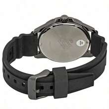 Orient 东方 FUG1X009B0 男士运动手表 - 包含 1 块石英表，搭配黑色橡胶表带、夜光显示、星期日历、防水功能，适合户外运动爱好者 - 黑色 - 查看 3