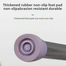 Universal Raised Toilet Seat Frame Aluminium Alloy Adjustable Riser For Elderly - Silver - View 9