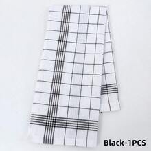 1/2/4/8/12 Stück Geschirrtücher, 4 Farben Küchentücher. Gittermuster Küchentücher. Gestreifte und karierte Küchentücher. Blau kariert, rot kariert, schwarz kariert, für Küche und Esszimmer, Küchenzubehör