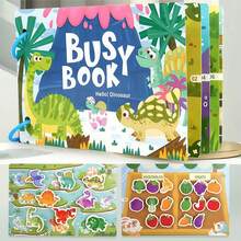 Farm Story Board Set, Artistic Expression Kit With Alphabet & Animal For Early Education, Busy Book For Preschool Kids Learning Busy Book Montessori Sensory Educational Toys Alphabet Animal Early Education Busy Book, Busy Book, Montessori Toys, Busy Board - Multicolor - View 9