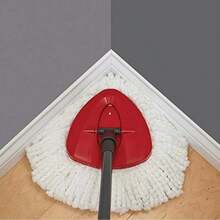 3 PCS Triangle Cleaning Mop Head Replacement For O-Cedar EasyWring Microfibers Mop Refill - trắng - Xem 7