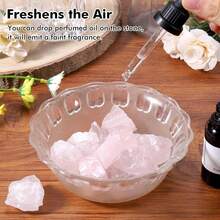 1pc DIY Crystal Fragrance Stone, Crystal Reed Diffuser Stone - Oil-Free & Fragrance-Free | DIY Fragrance Ornament Perfect For Moms And Women, Ideal For Placing In The Living Room Entrance, Bedroom Vanity, Study Desk, Or Bathroom Corner