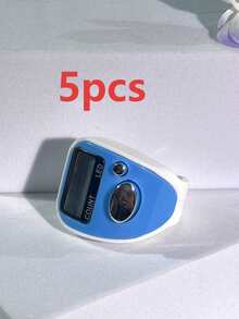 Nuovo contatore elettronico portatile, display LED ad anello elastico, mini contatore manuale, contatore per uso quotidiano di carte e imballaggi