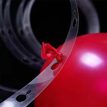 1 Roll, 5m Double Hole Balloon Arch Strips, Sturdier Balloon Garland Strips, For Balloon Tying, Balloon Arches And Balloon Garlands, Suitable For Easter, Birthday, Wedding Party, Christening, Graduation, Halloween, Christmas, New Year, Mother's Day Gifts - Clear - View 4