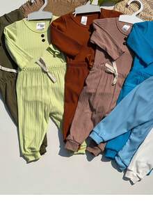4-Piece Summer And Winter Set For Baby Girl And Boy Comfortable - 男生 - 查看 5