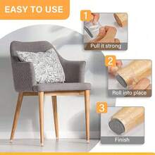 4/8/20 Stück runde Stuhlbein Bodenschoner, Möbelgleiter für Hartholzböden, Silikonkappen für Stuhlbeine, schützt Böden vor Kratzer und reduziert Geräusche, schützt Böden und Stuhlbeine, geeignet für Küche, Wohnzimmer, Schlafzimmer (Transparent)