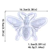 Molde de abeja/mariposa, molde de silicona con forma de insecto animal para decoración de arte 3D, molde colgante de pared de resina epoxi