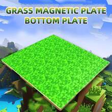 Magnetic Building Blocks Set With Magnetic Base - Heavy-Duty ABS Construction, Magnetic Building Blocks-Plant War Set, STEM Learning Toys With Interlocking Blocks For Ages 3+, Creative Birthday/Christmas/Halloween/Children's Day Gift - Open-Ended Building Set For Boys & Girls - Multicolor - View 2