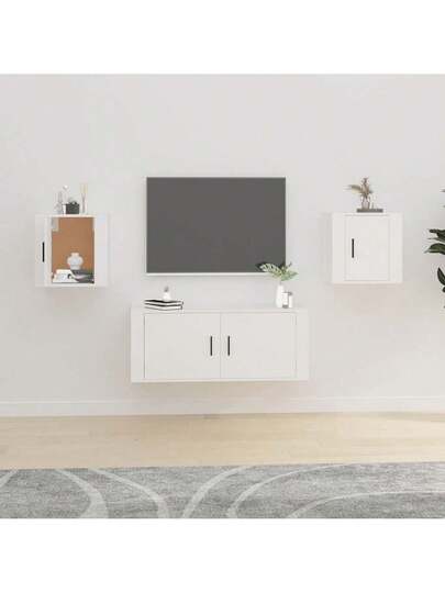 VidaXL TV Wand Units Pcs 40x34.5x40 Cm Wit