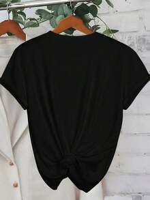 Women T-Shirts - Black - View 2