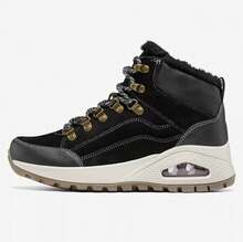 Skechers Lässige High-Top-Sneakers aus Samt mit dicker Sohle für Damen