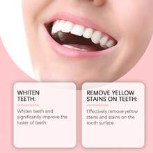 牙齿亮白牙膏，用于清洁牙齿污渍和黄牙，含有温和成分，呵护口腔健康