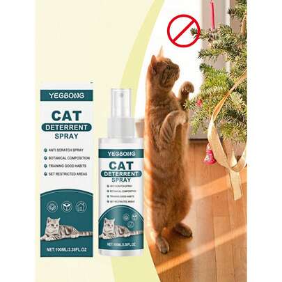 YEGBONG Bình xịt xua đuổi mèo - Ngăn mèo trèo lên giường, đồ đạc và các khu vực cấm khác. Bình xịt huấn luyện thú cưng để ngăn mèo đi tiểu và cào trong nhà và ngoài trời.