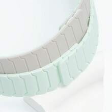 Curea magnetică compatibilă cu Samsung Galaxy Fit 3, curea de ceas reglabilă din silicon, compatibilă cu brățara inteligentă Samsung Galaxy Fit 3