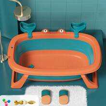 Bañera plegable para mascotas | Multifuncional y portátil - Con orificio de drenaje para perros/gatos (Ahorra espacio) - Multicolor - Ver 7