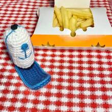 1pc SpongeBob SquarePants Hat Hairpin - Cute Cartoon Krusty Krab Staff Hat Duckbill Clip, Kawaii Headwear Gift, Perfect Decorative Gift - Multicolor - View 12