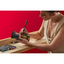 Sharpie Marcadores Creativos, Marcadores Acrílicos a Base de Agua, Punta de Bala, Colores Surtidos, 5 Piezas - 1 - Ver 7