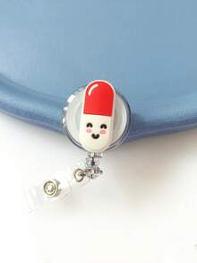 10 Stück einziehbare Krankenhausausweis-Halterungen, süße Cartoon-Schlüsselanhänger-Lanyards, zufälliger Stil Halloween Accessoires Lehrertag Weihnachtsgeschenkideen - Verschiedenfarbig - Übersicht 6