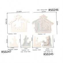 Molde de resina para hacer decoraciones religiosas, adornos de iglesia de sacerdote, regalos religiosos